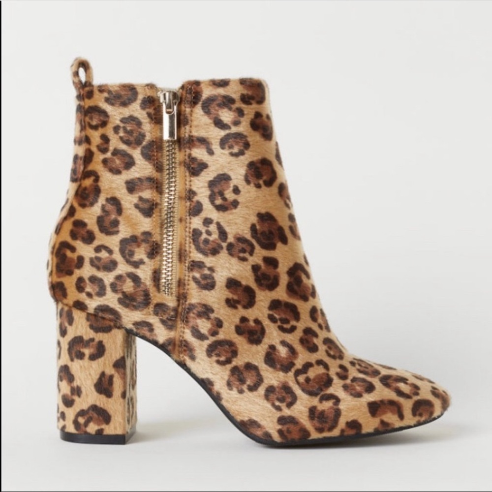 Cheetah Print Booties